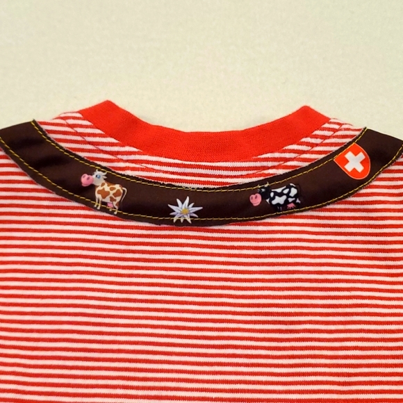 Adorable Swiss Cow Bell Long Sleeve Tshirt - Picture 7 of 7